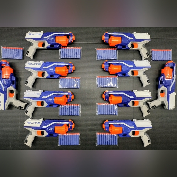 Nerf Disruptor 5v5 Party Pack with 100 New Darts!| 10 Blasters!| Fast Shipping! - Picture 1 of 2